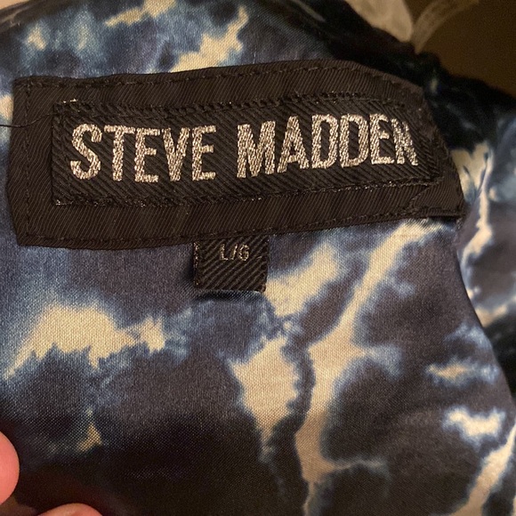 STEVE MADDEN Olive Green Cargo Utility Jacket LARGE - Picture 7 of 10